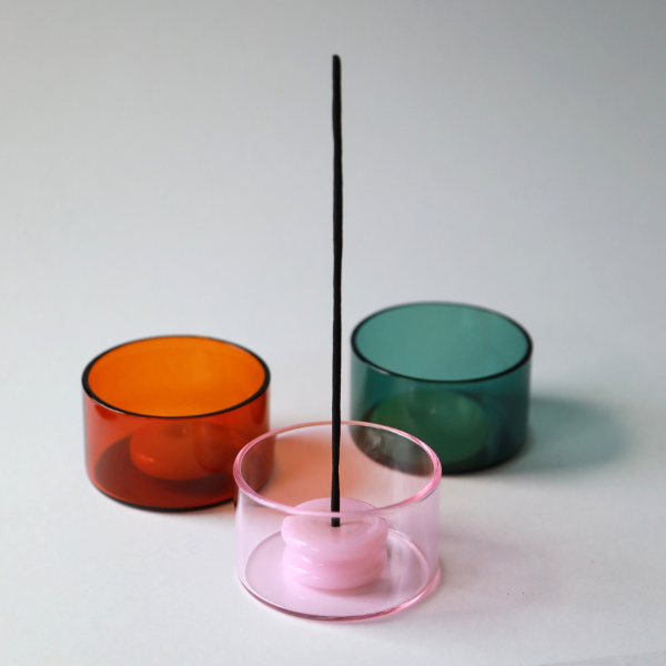 Glass Incense Holder
