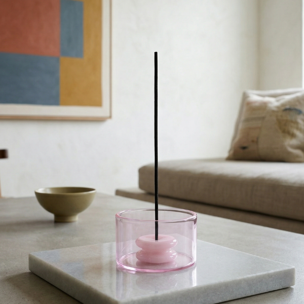 Glass Incense Holder