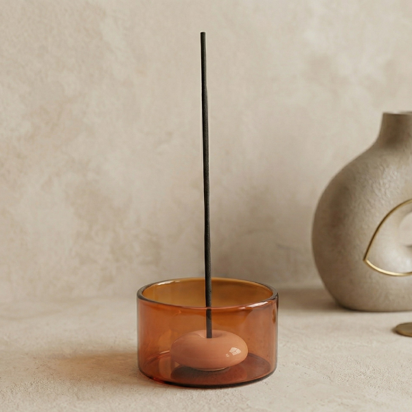 Glass Incense Holder